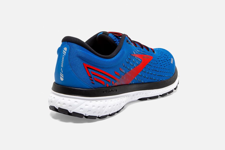 Brooks Ghost 13 Road Running Shoes - Mens - Blue/Red/White - TM6147903